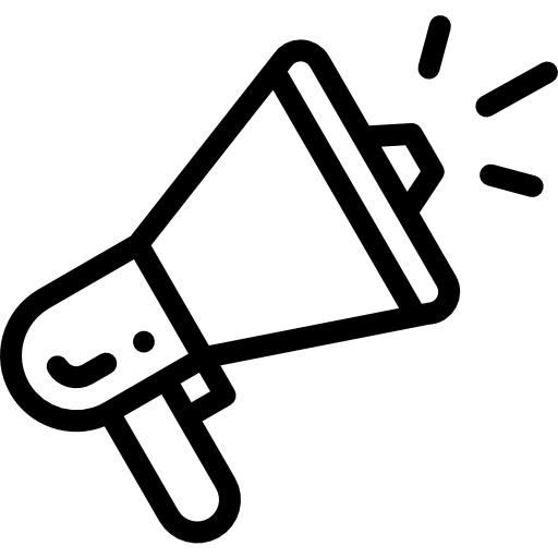 communications icon of bullhorn