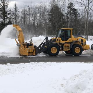 Loader with Snowblower
