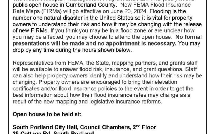 FEMA Open House